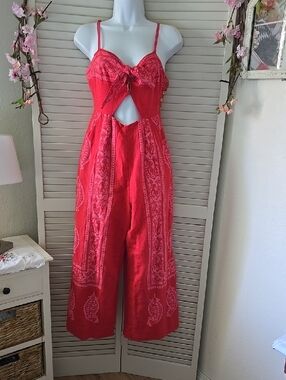 Free People Boho Style Jumpsuit. Size 4